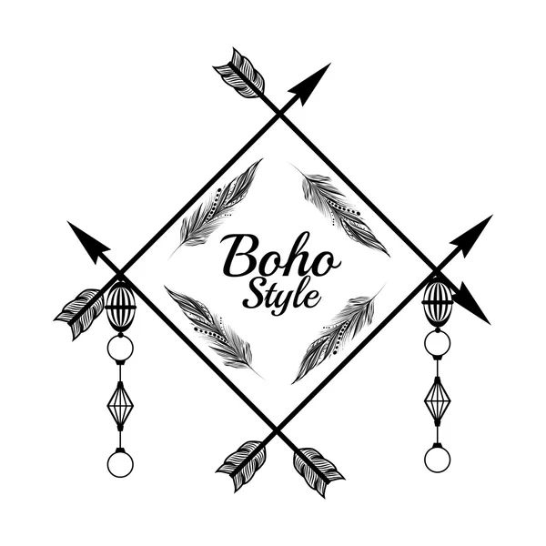 Design de style boho — Image vectorielle