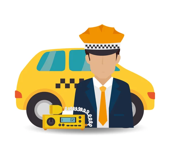 Taxi service design — Stock vektor