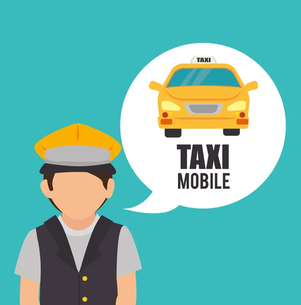 Taxi service design — Stock vektor