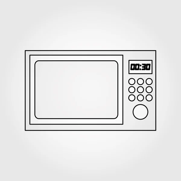 Diseño del aparato de cocina — Vector de stock