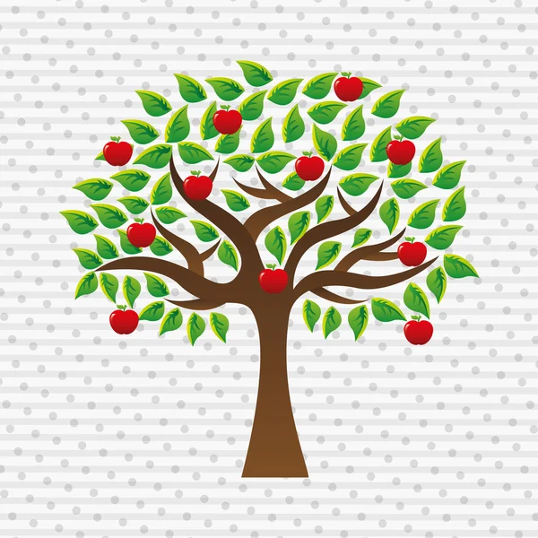 Tree icon design — Stock Vector