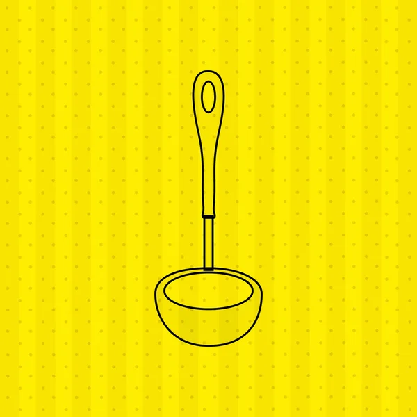 Ustensiles de cuisine design — Image vectorielle