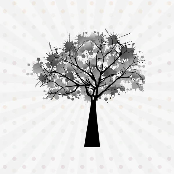 Árbol icono de diseño — Vector de stock