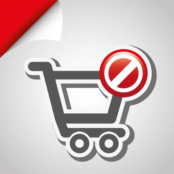 E-commerce ícone design —  Vetores de Stock