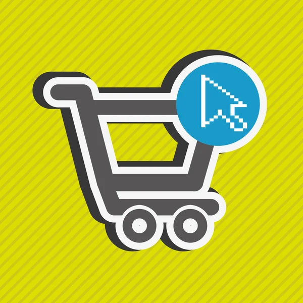 E-commerce icon design — Stock Vector