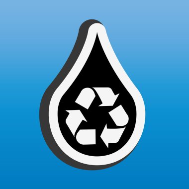 su kavramı simgesi tasarım