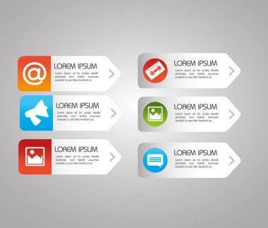Web sitesi tasarım şablonu tasarım