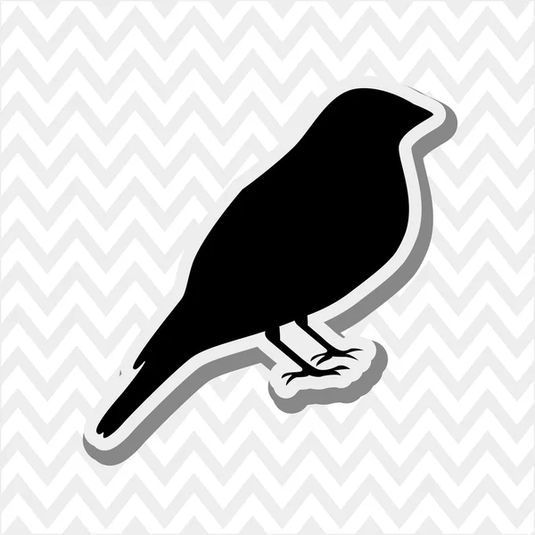 Ikona ptasich — Wektor stockowy