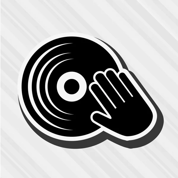 Diseño del concepto de música — Vector de stock