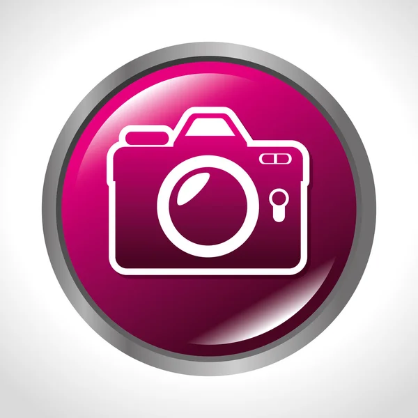 Camera app design — Stock Vector