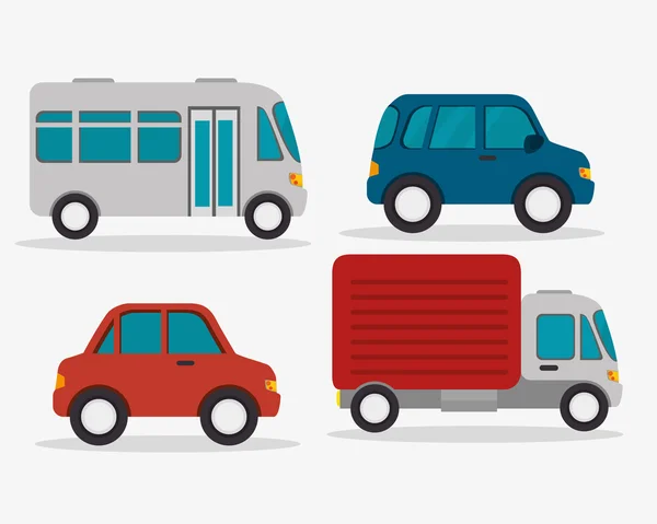 Diseño del transporte masivo — Vector de stock