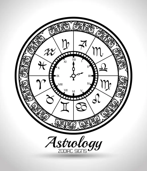 Signos astrológicos del zodíaco — Archivo Imágenes Vectoriales