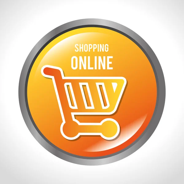 Online-Einkauf — Stockvektor