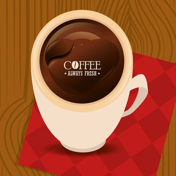 Wyśmienite kawy projekt — Wektor stockowy