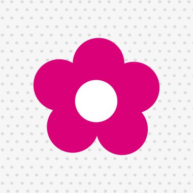 Çiçek simgesi tasarım 