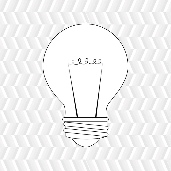 Lamp licht pictogram ontwerp — Stockvector