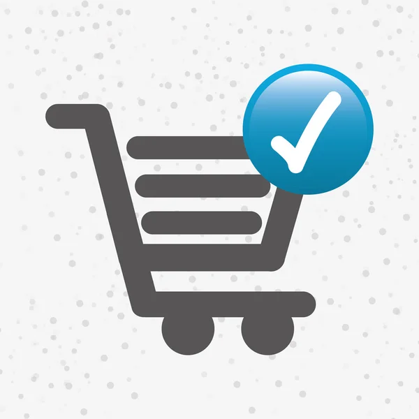E-handel ikon design — Stock vektor
