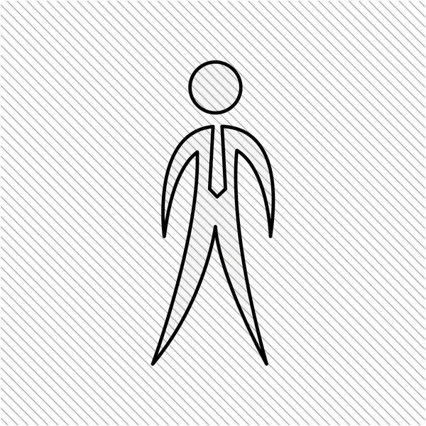 Diseño de figura humana — Vector de stock