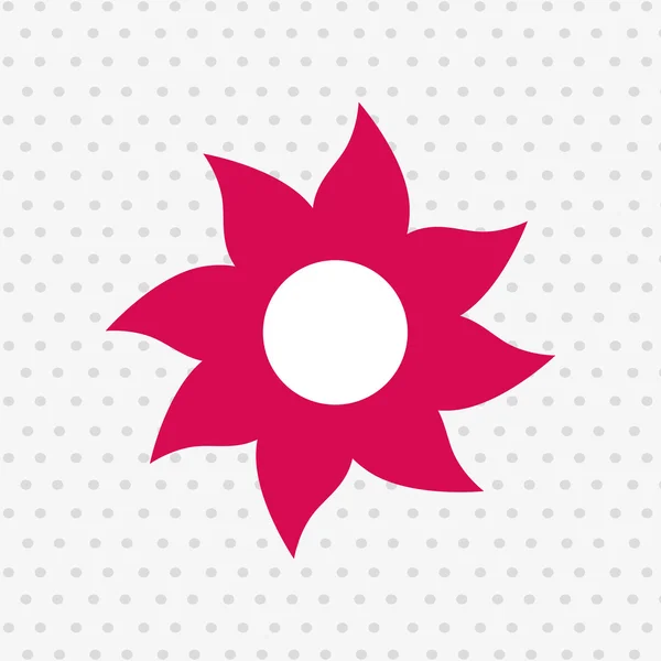 Kwiat ikona designu — Wektor stockowy