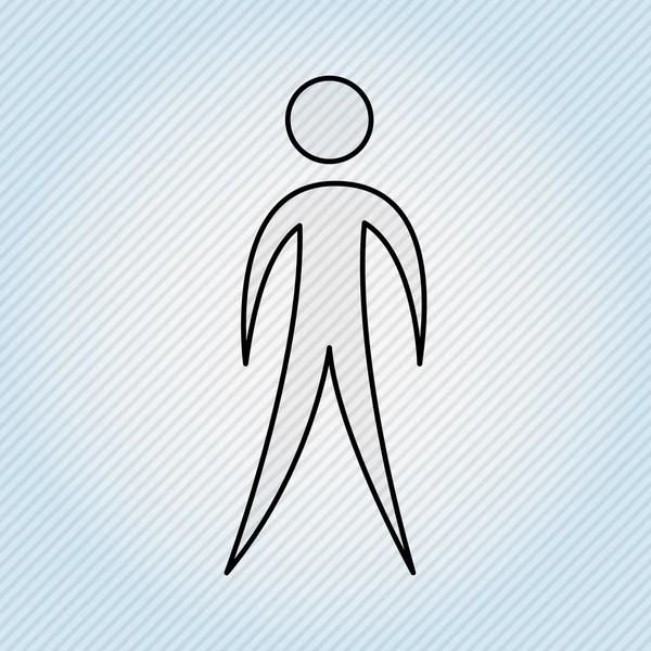 Conception de figure humaine — Image vectorielle