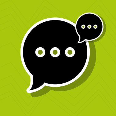 konuşma balonu simgesi tasarım