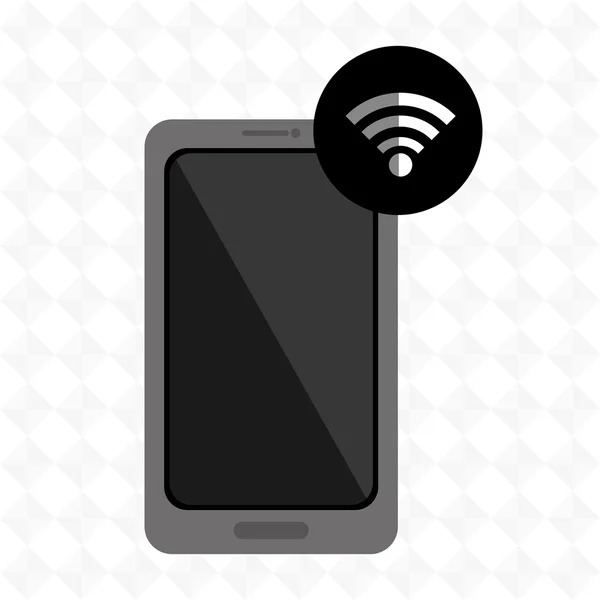 Desain layanan smartphone - Stok Vektor