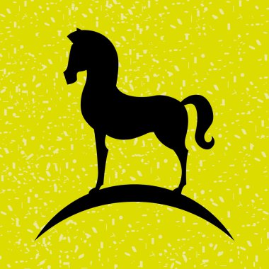 Binicilik simgesi tasarım