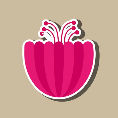 Çiçek simgesi tasarım