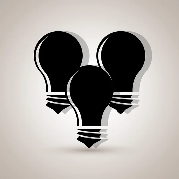 Lamp pictogram ontwerp — Stockvector