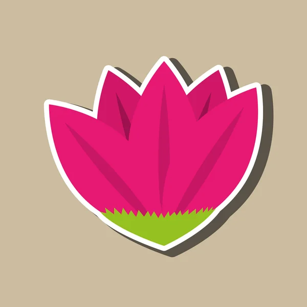 Flower icon design — Stock Vector