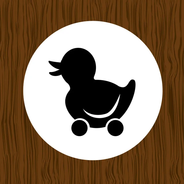 Baby pictogram ontwerp — Stockvector