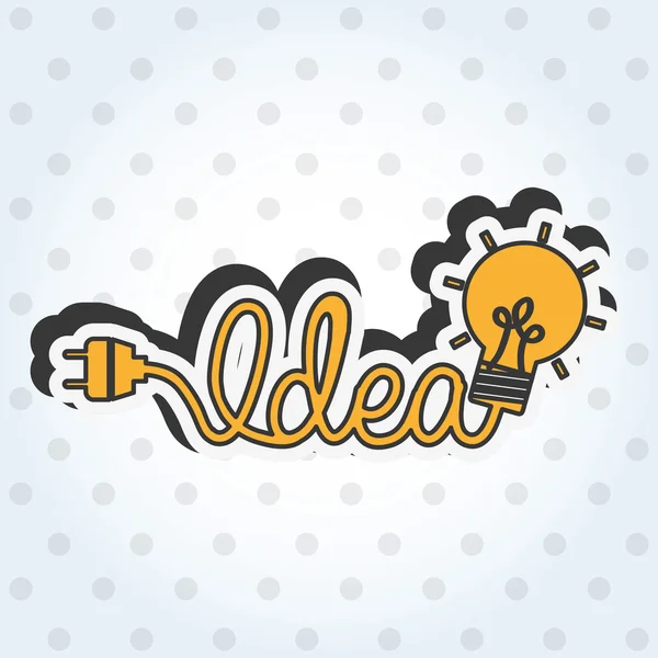 Big idea design — Stock Vector