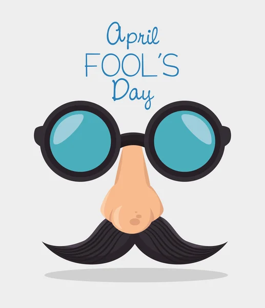 Fools day design — Stock Vector