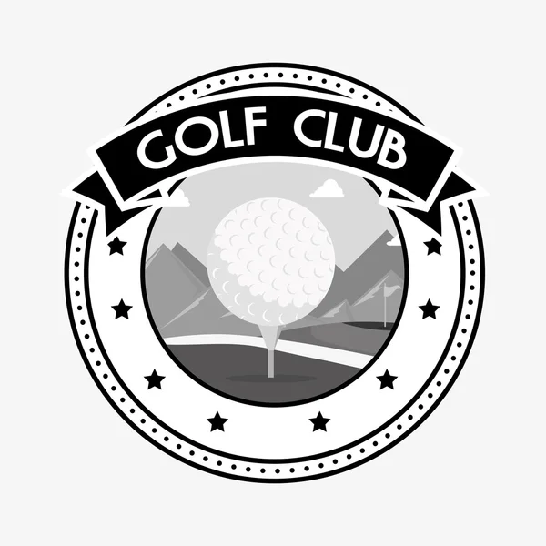 Golf club design — Stock Vector