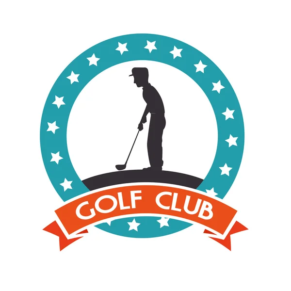 高尔夫俱乐部设计 — 图库矢量图片