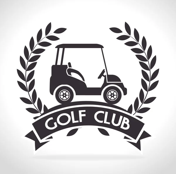 Golf klub kialakítása — Stock Vector