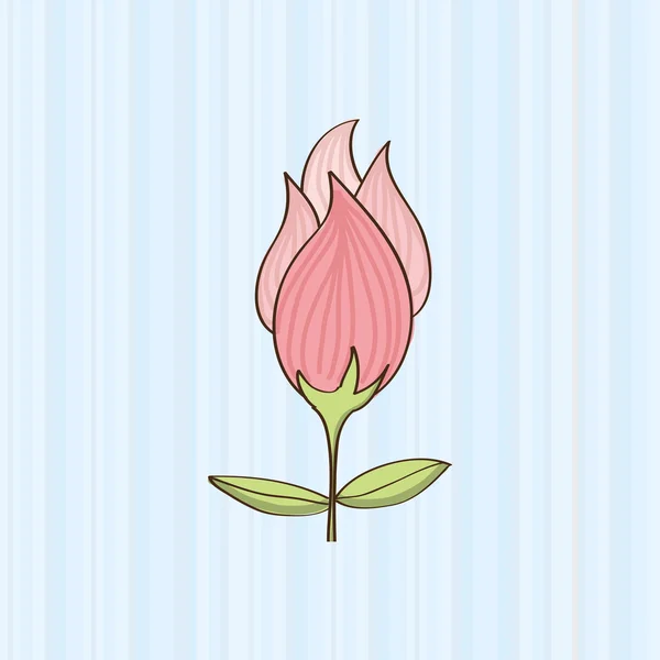 Diseño de decoración floral — Vector de stock