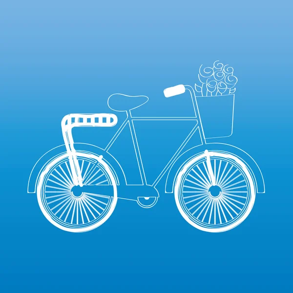 Bicycle icon design — Stock Vector
