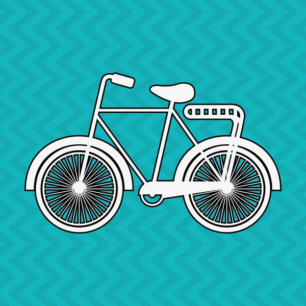 Bicicleta icono diseño — Vector de stock