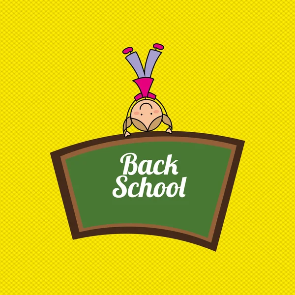 Students back to school design — Stock Vector