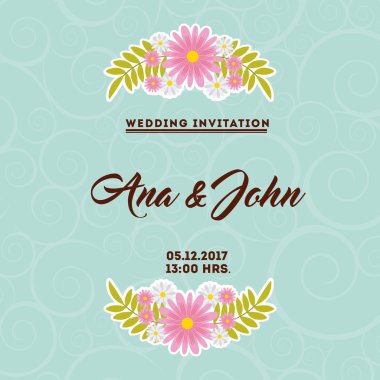 Düğün davetiyesi tasarımı