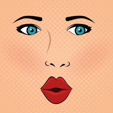 Pop art comic tasarım
