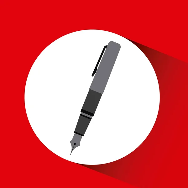 Stift-Icon-Design — Stockvektor