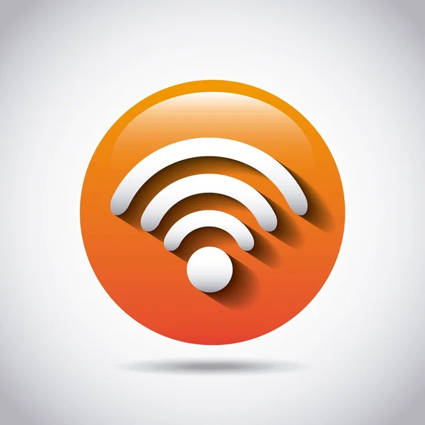 Connessione Wi-Fi design — Vettoriale Stock