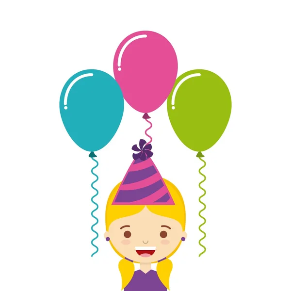 Diseño de fiesta de cumpleaños — Vector de stock