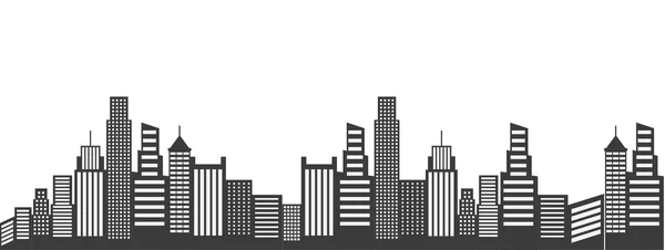 Cityscape skyline design — Stock Vector