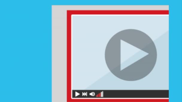 Media player arayüz tasarımı — Stok video
