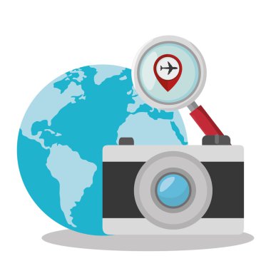 etrafında dünya tasarımı seyahat