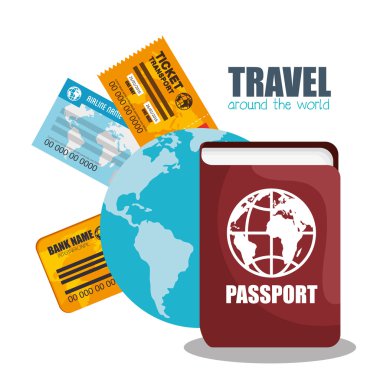 etrafında dünya tasarımı seyahat