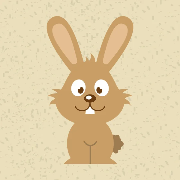 かわいいウサギのデザイン — ストックベクタ